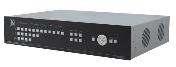 Kramer VP-553XL 6x2 Presentation Switcher/Scaler for HDMI HDBaseT Analog Signals and a 4x1 USB Switcher