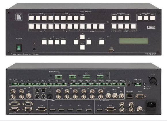 Kramer VP-725NA 21-Input ProScale Pres. Digital Scaler/Switcher - Stereo Audio