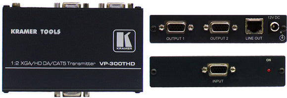 Kramer VP-300THD 1x2 XGA and HDTV DA and Twisted Pair Transmitter