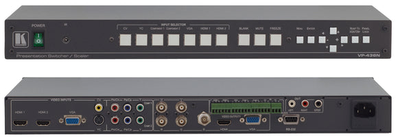 Kramer VP-436N 7-Input Analog & HDMI Scaler / Switcher