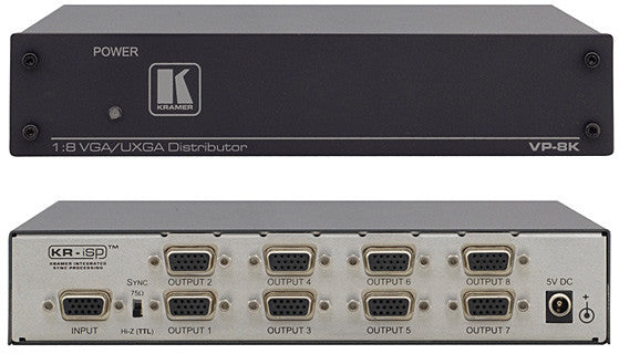 Kramer VP-8K 1x8 VGA Computer Graphics Video Distribution Amplifier