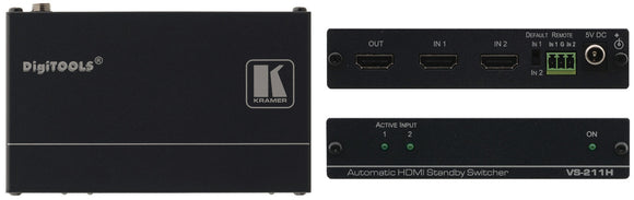 Kramer VS-211H 2x1 Automatic HDMI Standby Switcher