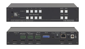 Kramer VS-42UHD 4x2 4K60 4:2:0 HDMI Matrix Switcher