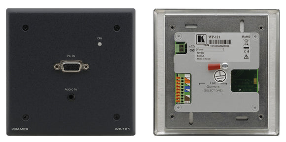 Kramer WP-121 AV over Cat5 Wall Plate