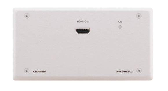 Kramer WP-580RXR Active Wall Plate - HDMI over Extended Range HDBaseT Receiver