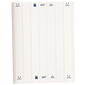 Brady LAT-39-779-1 White Nylon Labels 1.0 x 1.437 in pack of 1000