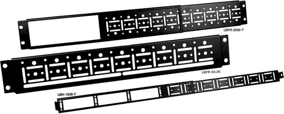 Middle Atlantic LBH-1930-T Horizontal Telescoping Lacer Bar 2 Pieces