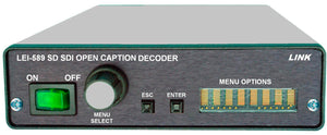 Link Electronics LEI-589 SD SDI Closed Caption Decoder - 2 Field Decoder