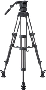 Libec RS-450RM Professional 2-Stage Aluminum Tripod System w/ Mid Level Spreader