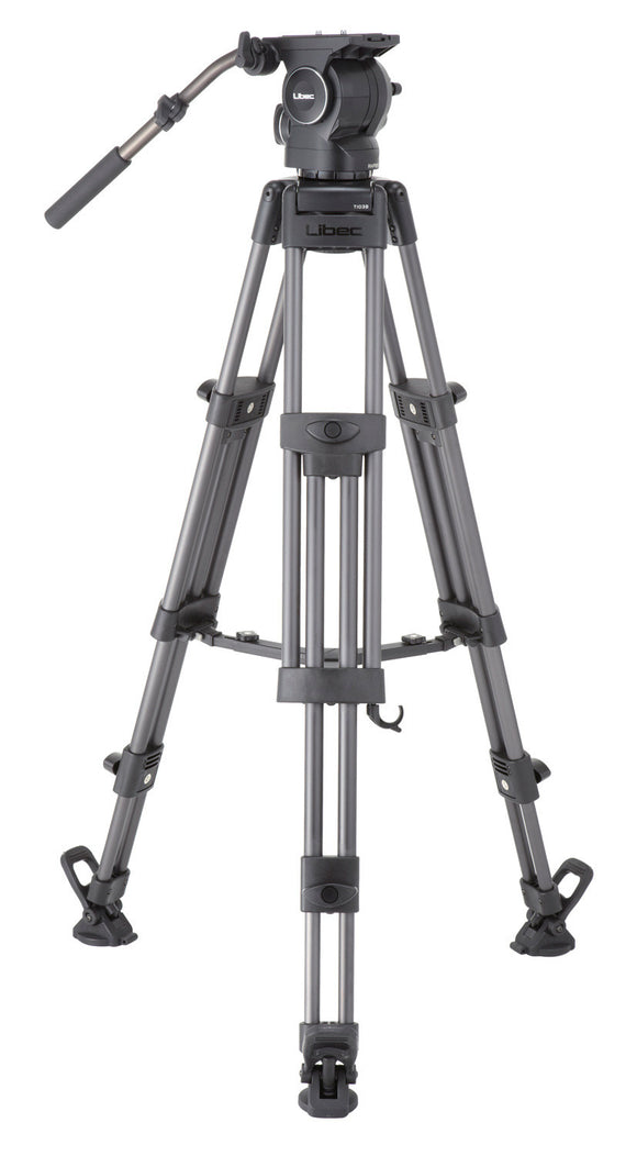 Libec RSP-850M Professional Aluminum Tripod System with Mid-level Spreader