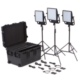 Litepanels 935-3002 Astra 1x1 Traveler Trio V-Mount Kit