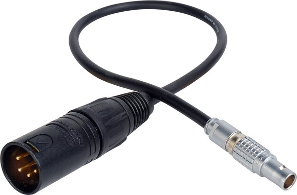 Laird Lemo to 4 Pin XLR Power Cable for LEGACY Teradek Cube Series - 12 Inch