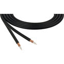 Canare LV-61S RG59 75 Ohm Video Coaxial Cable by the Foot - Black