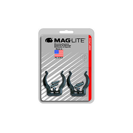 Maglite ASXD026 D-Cell Mounting Brackets. Set of 2