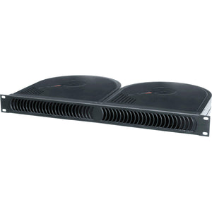 Middle Atlantic QBP-2 1 Rackspace Quiet Blower Panel - Flat Black - 120V