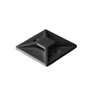 HellermannTyton Black Tie Mount .75 x .75 100 Pack