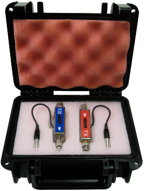 Advanced Fiber Products MC2 3G HD BNC to ST Fiber Optic Tx/Rx Kit with International Power Supplies