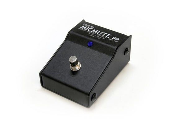 Whirlwind MICMUTE-PP Push On/Off Audio Switch Pedal for Mic or Balanced Line