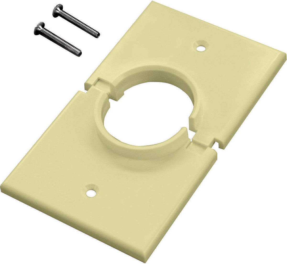 Buy Midlite Single-Gang Almond Split-Port Cable Pass Through Plate MID ...