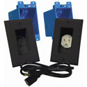 MidLite A46 In-Wall TVPower Solution Kit Black