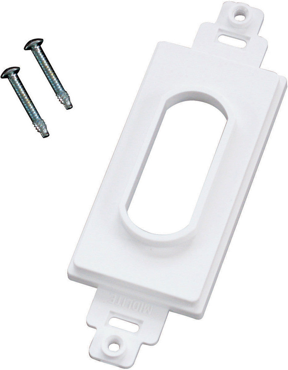 Buy Midlite Single-Gang Ivory Wireport Decora Plate Cover MID-DC1IV