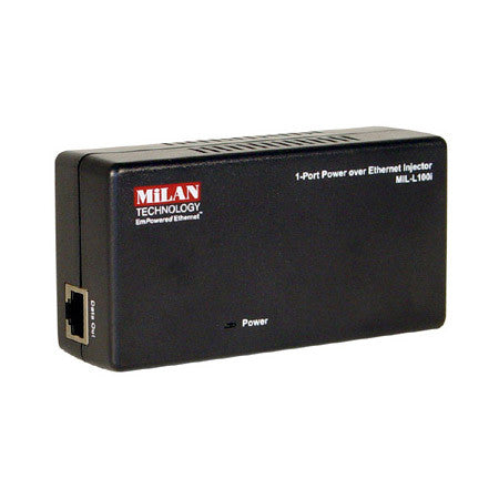 Transition Networks 1-Port Power Over Ethernet PoE Injector