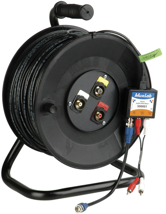 Cable Reel AV Systems over CAT5 with 250FT of Belden 1583 Datatwist Cable