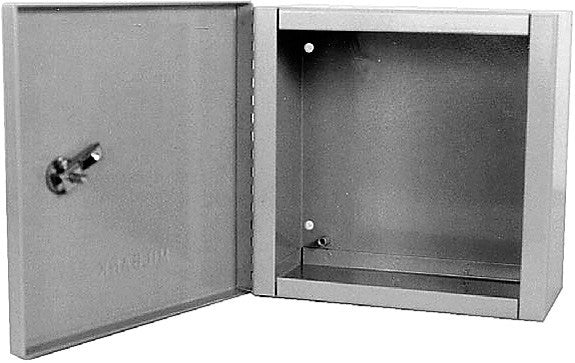 Milbank 10104-LC1 Indoor Surface Mount Hinged Cover Junction / Pull Box 10x10x4