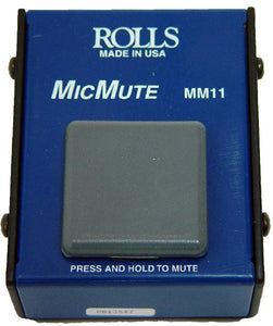 Rolls MM11 Mic Mute Professional Microphone Muting Switch