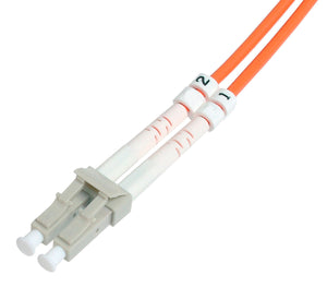 5-Meter 62/125 Fiber Optic Patch Cable Multimode Duplex LC to LC - Orange