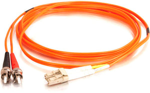 5-Meter 62/125 Fiber Optic Patch Cable Multimode Duplex ST to LC - Orange