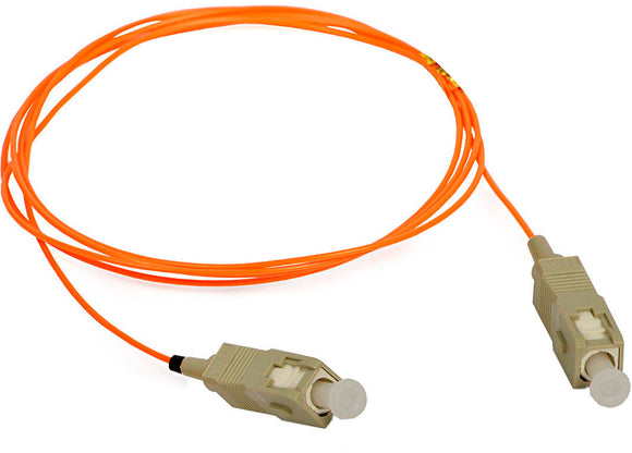 5-Meter 62/125 Fiber Optic Patch Cable Multimode Simplex SC to SC - Orange