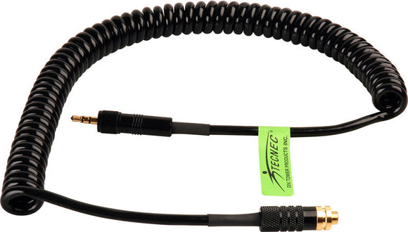 TecNec Coiled Stereo 3.5mm Mini Male to Stereo Mini Male Audio Cable 3FT