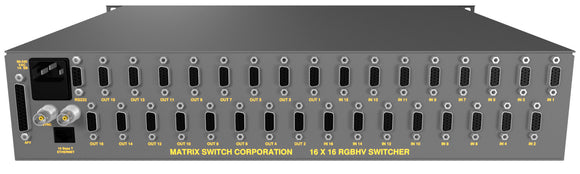 Matrix Switch MSC-5-3248 RGBHV/VGA Wide Bandwidth 32x48 Switcher