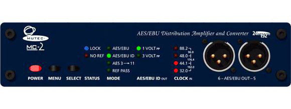 Mutec MC-2 Signal Distributor + Converter for AES formats