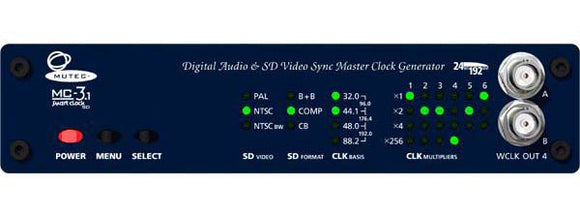 Mutec MC-31 SD Video & Digital Audio Sync Master Clock Generator