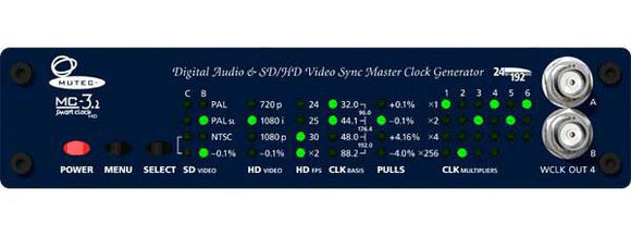 Mutec MC-32 SD/HD Video & Digital Audio Sync Master Clock Generator