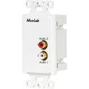 MuxLab 500028-WP-US Stereo Hi-Fi Wall Balun