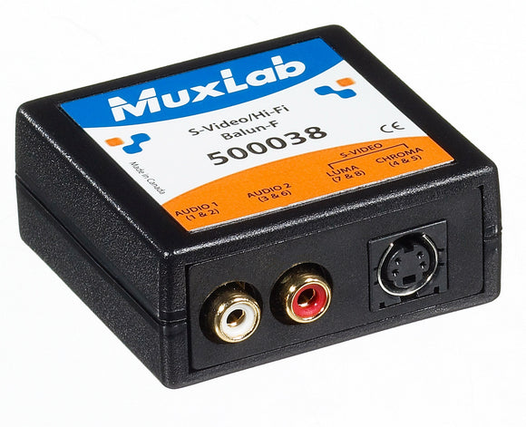 MuxLab 500038 VideoEase S-Video/Hi-Fi Balun