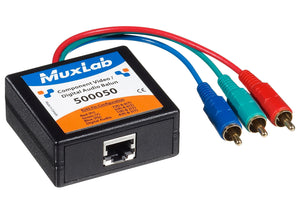 MuxLab 500051 VideoEase Component Video/Digital Audio Balun- F