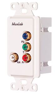 MuxLab 500053-WP-US Component Video/Analog Audio Wall Plate Balun