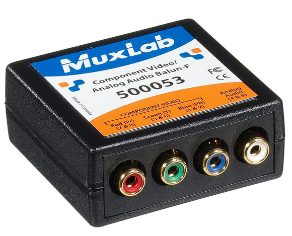 MuxLab 500053 VideoEase Component Video/Analog Audio Balun Female