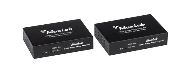 MuxLab 500451 HDMI Econo Mono Extender Kit Over 230 Feet of One Cat5e/6 Cable