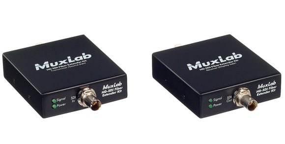 MuxLab 500710 HD-SDI Over 1000 Foot Fiber Extender Kit