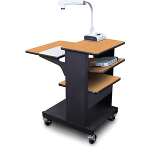 Marvel MVPSE2432OKDT-T Benchmark Cart and Tilting Shelf - Oak