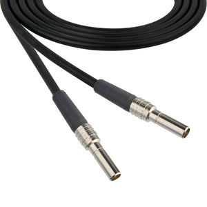 Mid-Size Video Patch Cable with Canare L-4CFB and MVP-C4 Patch Plugs 6FT Black