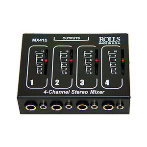 Rolls MX41B Stereo 4-Channel Mixer