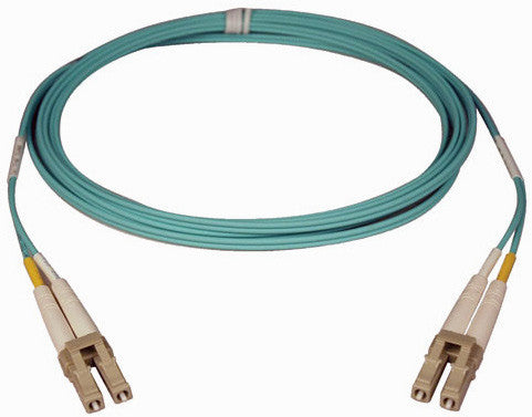 Tripp Lite N820-05M 5M (15-ft.) 10Gb Duplex MMF 50/125 LSZH Patch Cable (LC/LC) - Aqua