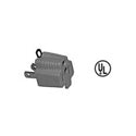 3-Prong AC Grounding Adapter - 3 Prong Female Edison to 2 Prong Male Edison