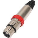 Neutrik NC3FXS 3 Pole XLR Female with On-Off Switch (Nickel)